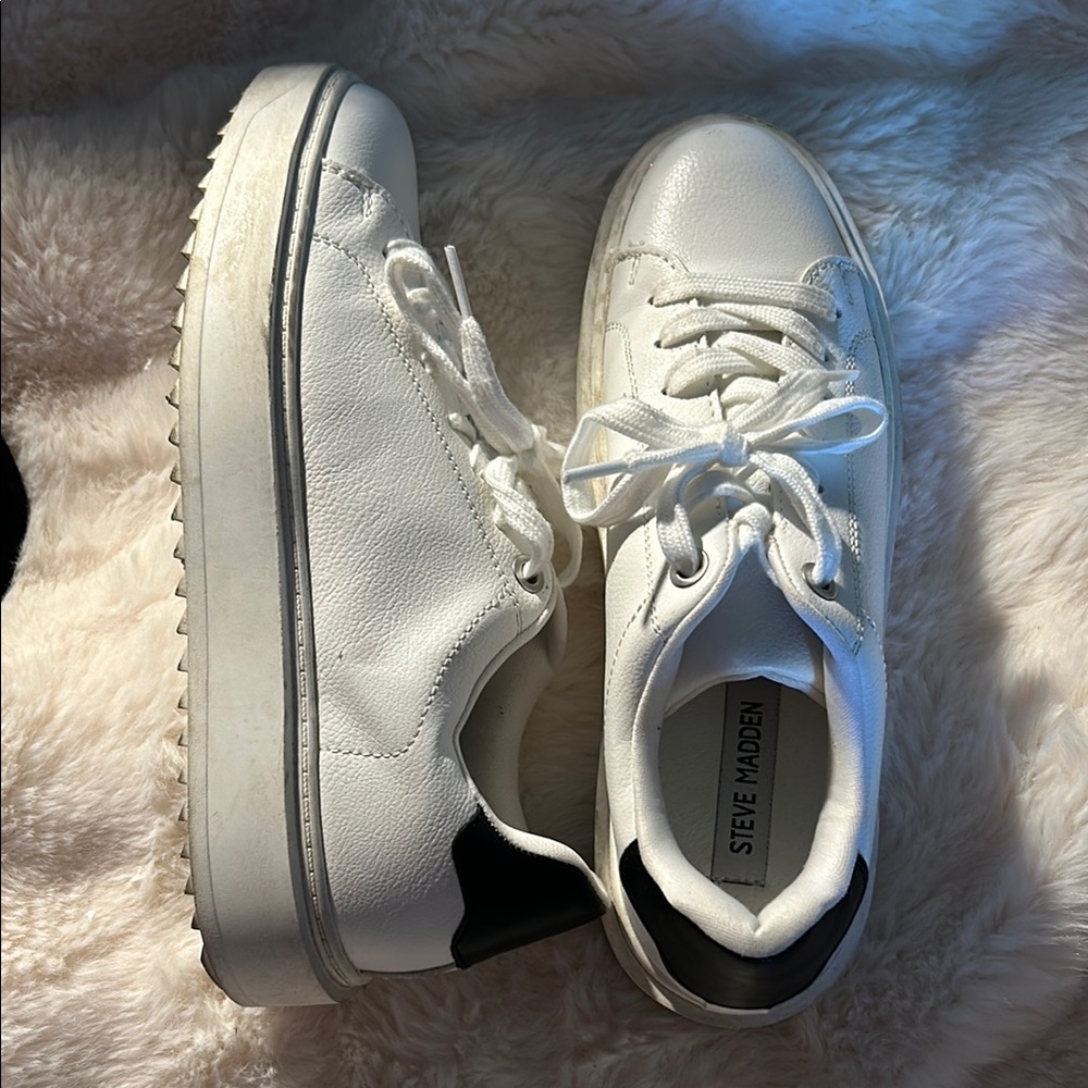 Steve Madden White Sneakers